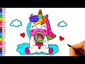 Unicorn Drawing Sevimli Unicorn Çizimi Unicorn Nasıl Çizilir Kolay Unicorn Çizimi