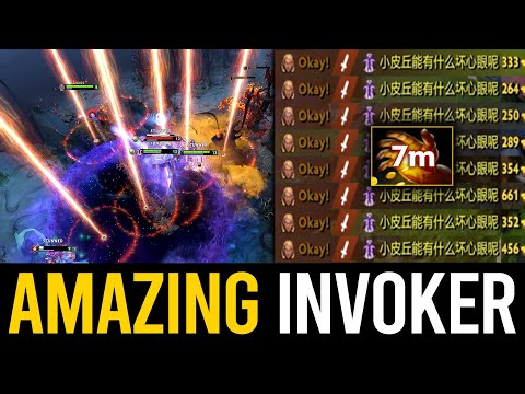 AMAZING MASTER TIER INVOKER RANK 158 DELETE VOID SPIRIT MID NO MERCY | Dota 2 Invoker