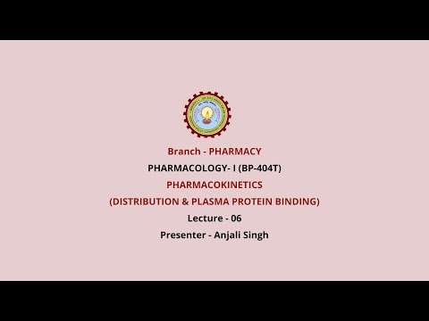 Pharmacokinetics (Distribution & Plasma Protein Binding)
