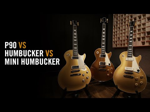 GIBSON PICKUP COMPARISON: Les Paul Humbucker vs P90 vs Mini Humbucker Pickup Shootout