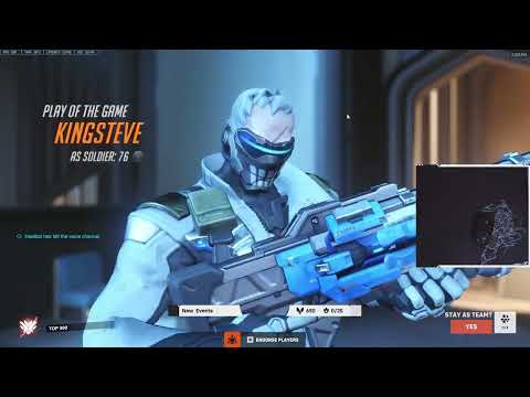POTG! GALE ASHE + CASSIDY + SOLDIER 76! GALE SEASON 6 TOP 500 OVERWATCH 2