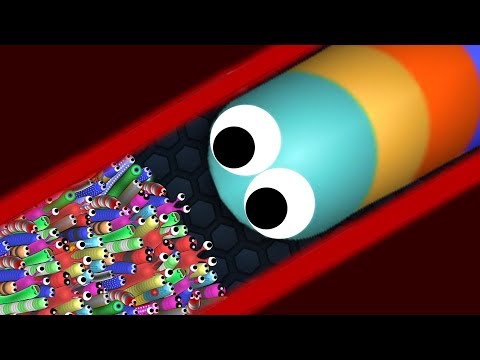 Slither.io 1 Hacker Giant Snake vs Tiny Snakes Epic Slitherio Gameplay