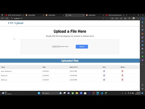 Csv Upload Using Node Js Javascript Mongodb