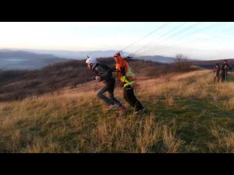 Iuli , primul zbor  cu parapanta    ,paraglider parapanta Rm Valcea