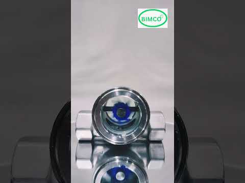 Bimco-bombay instrument flow indicator rotor flat glass