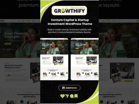 🚀 Growthify – Venture Capital & Startup Investment WordPress Theme