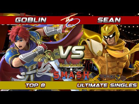 Boardwalk Smash #95 Top 8 -  Goblin (Roy) Vs. Sean (Captain Falcon) Super Smash Bros Ultimate SSBU