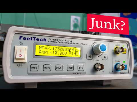 Gold or Junk? $37 AliExpress Signal Generator Teardown & Mods (FY3200)