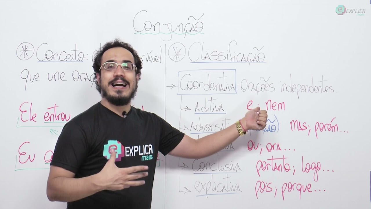 GRAMÁTICA - CONJUNÇÃO | Prof. Roberto