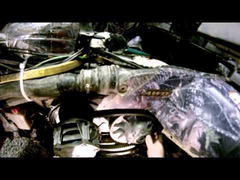 POLARIS 800 CLUTCH AND BELT INSTALL