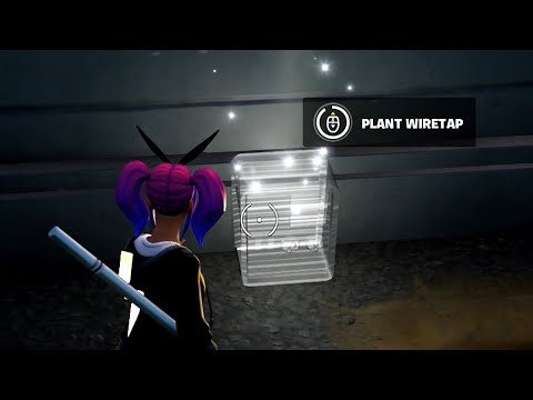 Plant Wiretaps to monitor IO communications Fortnite Quest Guide