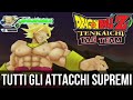 Dragon Ball Z Tenkaichi Tag Team All Ultimate Attacks Tutti Gli Attacchi Supremi