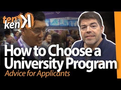 How to Choose a University Program: Advice for Applicants