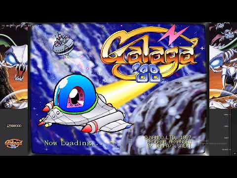 Galaga '88 (X68000) (Arrange Mode) Rank A Walkthrough