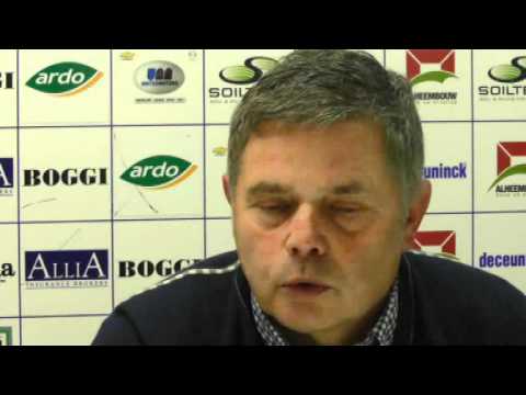 KSV Roeselare: persconferentie na  KSVR - FC Brussels 3-3 (10/12/2011)