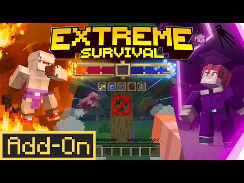 Extreme Survival Add-On | Minecraft Marketplace - Official Trailer