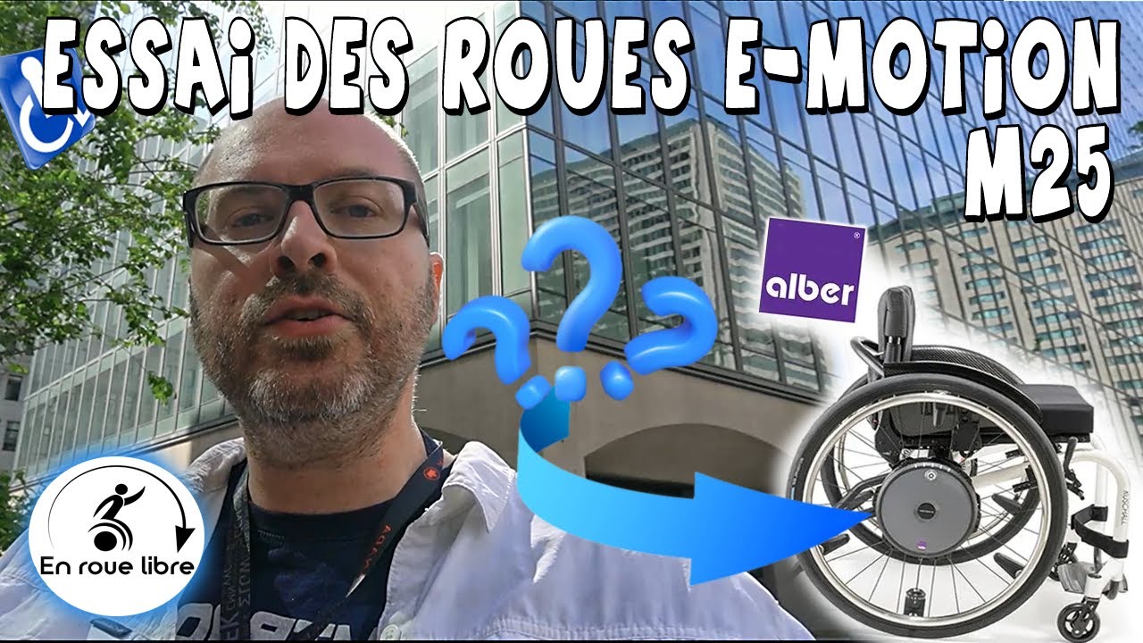 ♿Éssai des roues le fauteuil roulant E-motion M25♿