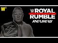 WWE Royal Rumble 2020 Review Wrestling With Wregret