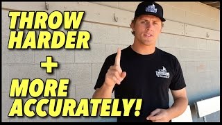 5 Tips on How to Throw a Baseball Harder & More Accurately - Baseball Throwing Tips