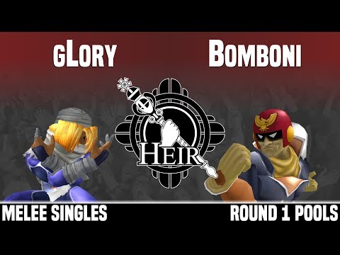 Heir 4 - gLory (Sheik) vs Bomboni (Captain Falcon) - MELEE SINGLES - ROUND 1 POOLS