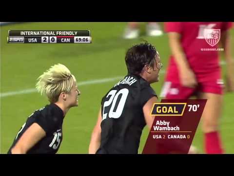 WNT vs. Canada: Abby Wambach Goal 2 - Sept. 22, 2011