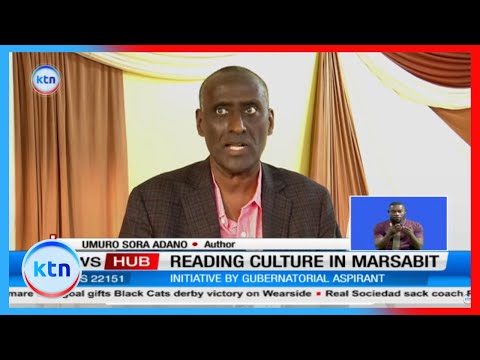 Marsabit gubernatorial aspirant Umuro Sora Adano launches reading program with Child of Two Worlds