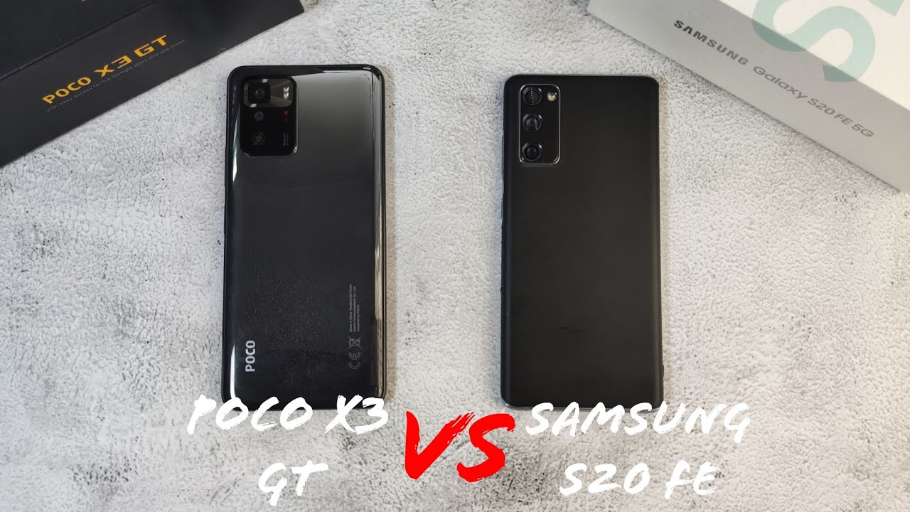 Samsung S20 FE vs Poco X3 GT Speed, RAM, Temperature, Geekbench Test!