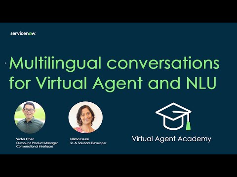 Create multilingual conversations for Virtual Agent and NLU