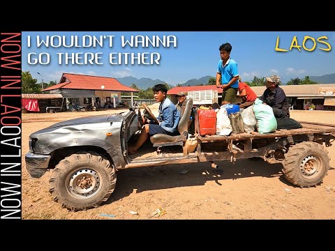 Eu só os vi nesta parte do Laos | Agora no Laos