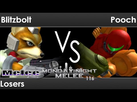 MNM 116 - Blitzbolt (Fox) vs Pooch (Samus) Losers - Melee