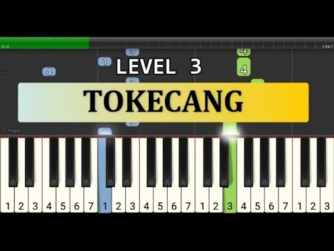 tokecang - nada piano tutorial grade 3 - lagu tradisional daerah / nusantara
