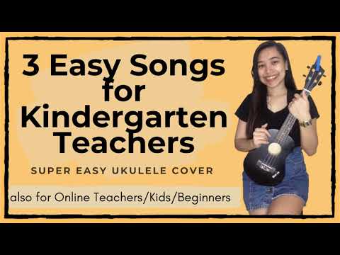 3 Easy Songs for Kindergarten Teachers/Online Teachers/Kids/Ukulele Beginners 🎸