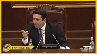 Կարգի հրավիրե՛ք ձեր խմբակցությանը, հակառակ դեպքում ես դա կանեմ. Սիմոնյանը՝ ընդդիմությանը