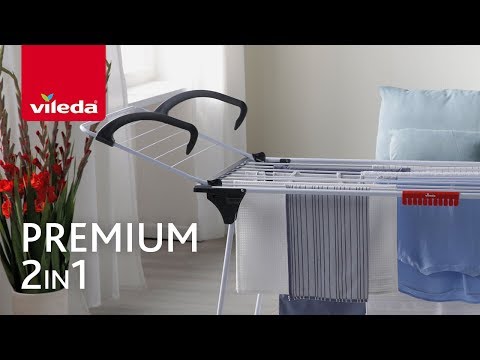 Džiovyklė Vileda Premium 2in1 video