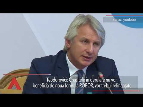 Stiri Mediafax 26 Martie: Teodorovici: Creditele în derulare nu vor beneficia de noua formulă ROBOR