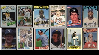 The 25 Most Valuable Baseball Cards from the 1980s