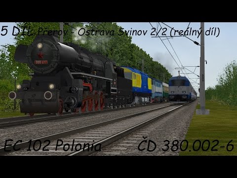[1920p60]Open Rails ► Let's Play Česky ► #47 ►ČD 380.002-6 ► EC 102 Polonia ► Jackey_CZ