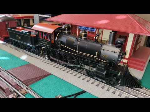 Strasburg #98 4-4-0 American - Stunning! MTH Premier Item 20-3783-1 - Unboxing and Run Session