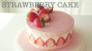 분홍분홍 예쁘죠? 딸기케이크 /How to make Strawberry Cake
