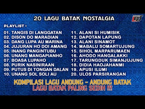Lagu Batak Paling Sedih || Kompilasi Andung andung Batak || Lagu Batak Nostalgia