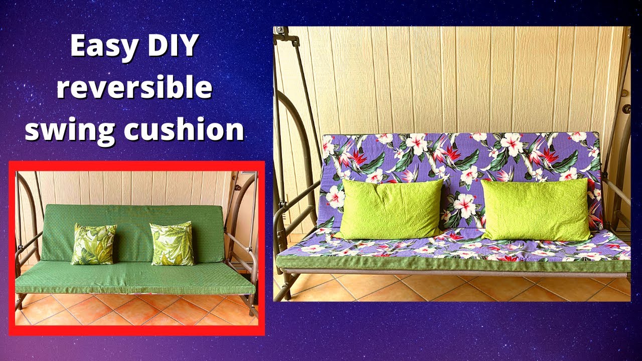 Watch video How to make cushion for a 2 or 3 seater patio swing Now How to make cushion for a 2 or 3 seater patio swing