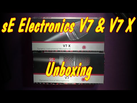 sE Electronics V7 & V7 X Unboxing