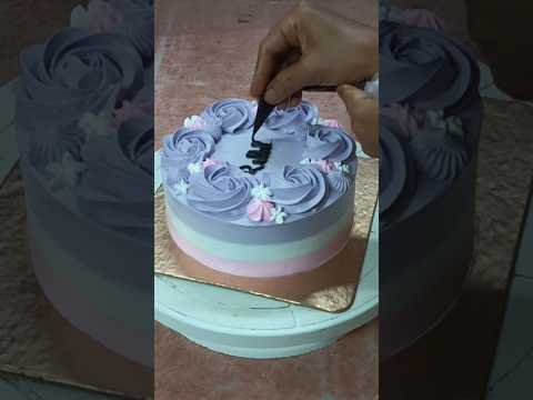 Ritika violet cake🤩#shortsfeed#short#shorts#shortvideo#shortsviral#cake#ytshortsindia#ytshorts#viral