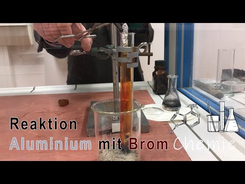 Chemie Lernvideo - Reaktion Aluminium mit Brom - Freiherr-vom-Stein-Schule Hünfelden Dauborn