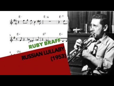 Ruby Braff - Russian Lullaby (1953) - SOLO TRANSCRIPTION (Bb)