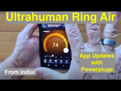 Smart Ring Ultrahuman Ring Air App Update featuring Advanced PowerPlugs