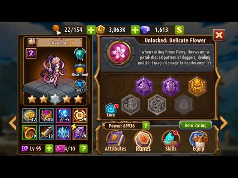 Magic Rush Heroes : Diaochan Full Review