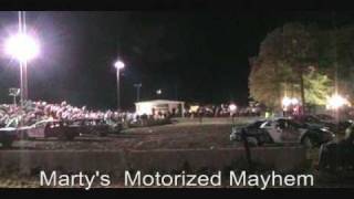 preview picture of video 'Part 6 Richmond Fair Demo Derby 2010 4 Cylinder Heat'