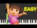 Dora The Explorer We Re Sailing To Treasure Island Piano Tutorial
