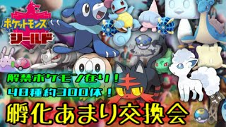 [ポケモン剣盾]解禁ポケモン！孵化余り交換会！（大体オシャボ）